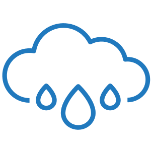 Blue Raincloud icon