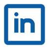 Blue LinkedIn Icon