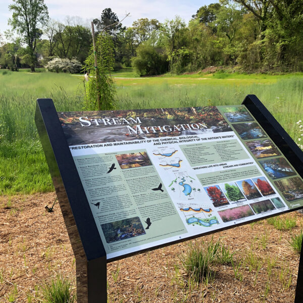 Educational signage at Butterfly Ranch Trail