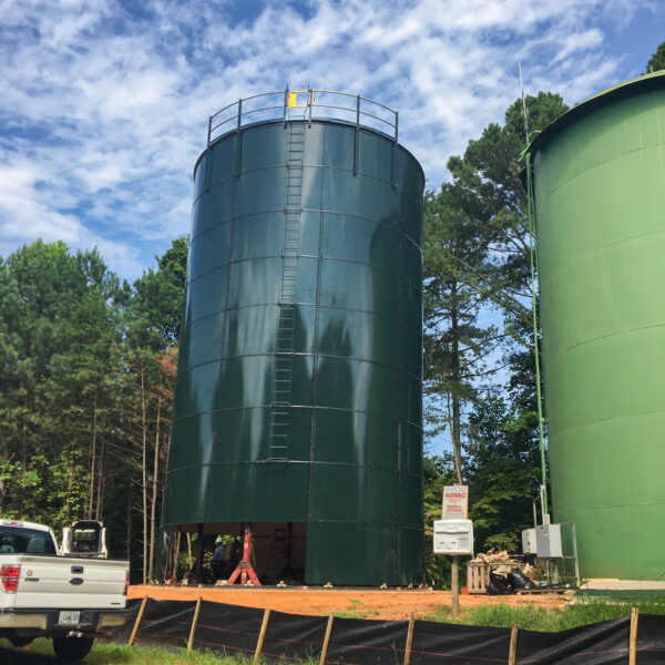 New Hope Pressure Zone dark green silo