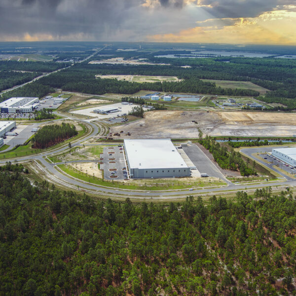 Pender Commerce Park Aerial