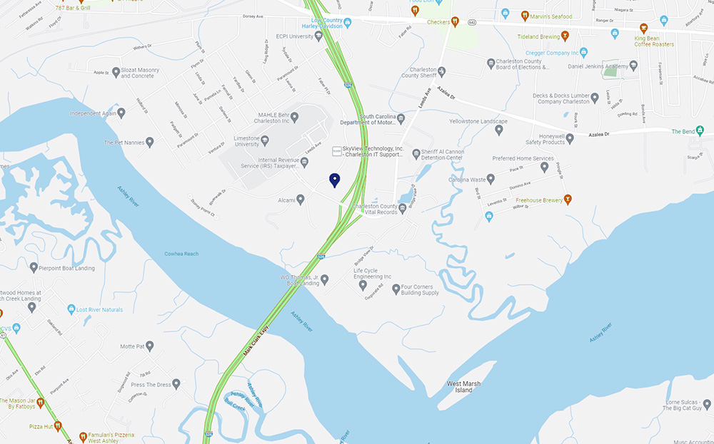 Charleston map