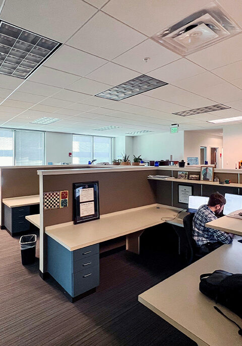 Employee Cubicles inside the Columbia, SC Regional office